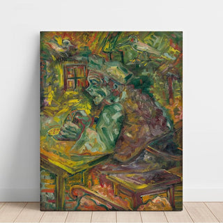 À la Table - Arnold Peter Weisz-Kubínčan | Reproduction Tableau Décoration murale affiche copie