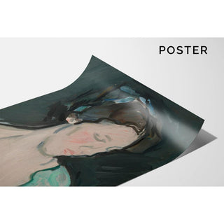 A portrait of a young woman, thought to be Peggy MacRae Samuel - John Peploe | Reproduction Tableau Décoration murale affiche copie