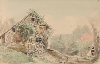 Adolph Tidemand - House by the road.webp