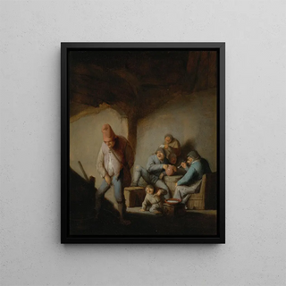 Adriaen van Ostade - Peasants In The Interior Of An Inn.webp