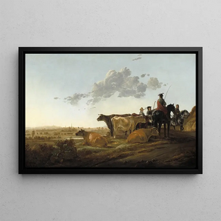 Aelbert Cuyp - Landscape with Herdsmen.webp