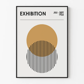 Affiche Bauhaus - Intersection Dorée