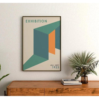 Affiche Bauhaus - Perspective Constructive