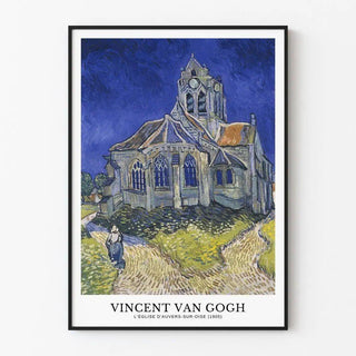 Affiche Église d'Auvers-sur-Oise - Vincent Van Gogh