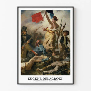 Affiche La Liberté guidant le peuple - Eugène Delacroix
