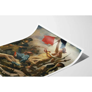 Affiche La Liberté guidant le peuple - Eugène Delacroix