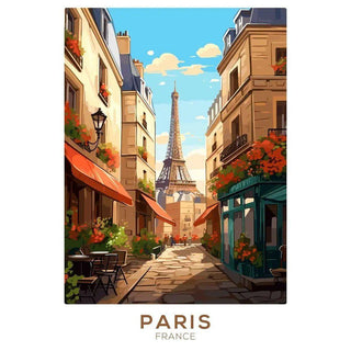 Affiche Paris Vintage - La tour Eiffel