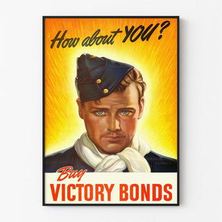 Affiche Seconde Guerre Mondiale - How About You, Buy Victory Bonds par Alex McLaren