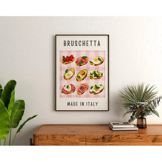 Affiche décoration cuisine - Bruschetta