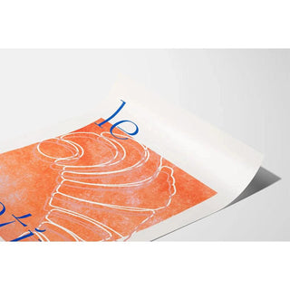 Affiche décoration cuisine - Croissant du Matin