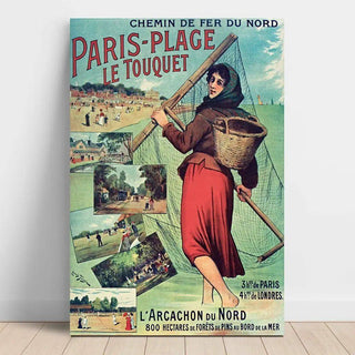 Affiche vintage - Le Touquet Paris-Plage
