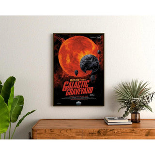 Affiche vintage NASA - Galactic Graveyard 2020
