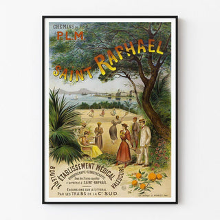 Affiche vintage de Saint-Raphael