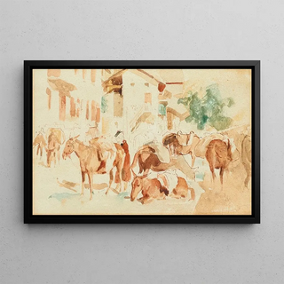 Albert Anker - Rast der Sumer.webp