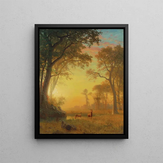 Albert Bierstadt - Light In The Forest.webp