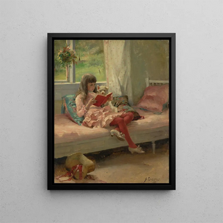 Albert Edelfelt - Good Friends I Berta and Capi.webp