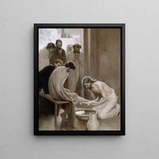 Albert Edelfelt - Jesus Washing the Feet of his Disciples.webp