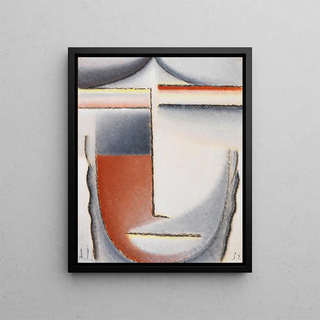 Alexej von Jawlensky - Winterstimmung Abstrakter Kopf.webp