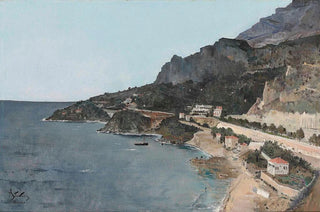 Alfred Stevens - Cap Dail Vue prise de Palais du Prince de Monaco.webp