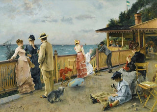 Alfred Stevens - La Villa Des Falaises SainteAdresse.webp
