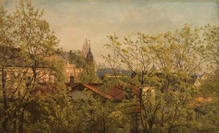 Amaldus Nielsen - Fra ateliervinduet i mai Majorstuveien 8.webp