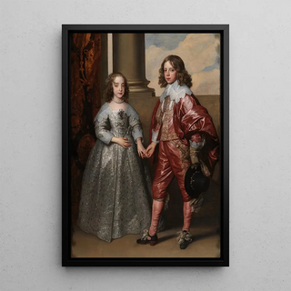 Anthony van Dyck - William II Prince of Orange and his Bride Mary Stuart.webp