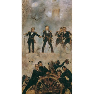 Anton Romako - Tegetthoff in der Seeschlacht bei Lissa I.webp