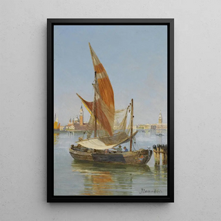 Antonietta Brandeis - Fishing boats in the lagoon Venice.webp
