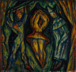 Arlequin, Colombine et Pierrot - Mark Gertler