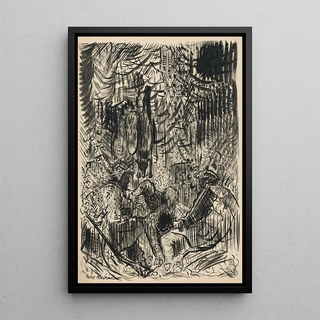 Arnold Peter WeiszKubnan - Huntsmen with Hunted Fox.webp