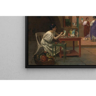 Atelier de Tanagra - Jean-Léon Gérôme | Reproduction Tableau Décoration murale affiche copie