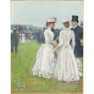 Au Grand Prix de Paris - Childe Hassam | Reproduction Tableau Décoration murale affiche copie