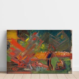 Au coin du feu - Arnold Peter Weisz-Kubínčan | Reproduction Tableau Décoration murale affiche copie