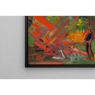 Au coin du feu - Arnold Peter Weisz-Kubínčan | Reproduction Tableau Décoration murale affiche copie