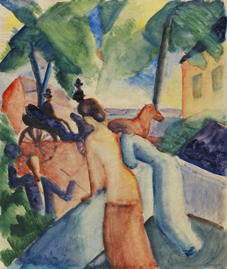 August Macke - Begrssung Thunersee.webp