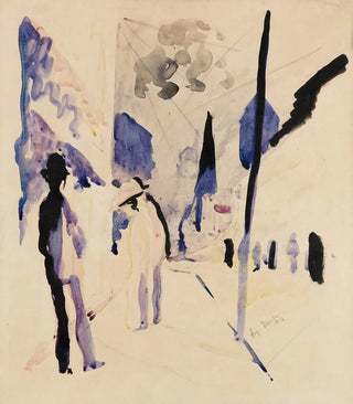 August Macke - Strae am Abend.webp