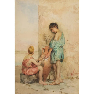 Augusto Bompani - At the Fountain.webp