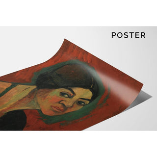 Autoportrait - Suzanne Valadon | Reproduction Tableau Décoration murale affiche copie