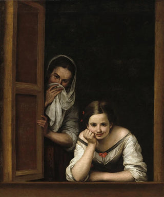 Bartolom Estebn Murillo - Two Women at a Window.webp