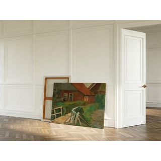 Bâtiment de ferme avec pont - Piet Mondrian | Reproduction Tableau Décoration murale affiche copie