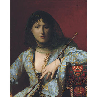 Beauté circassienne voilée - Jean-Léon Gérôme | Reproduction Tableau Décoration murale affiche copie