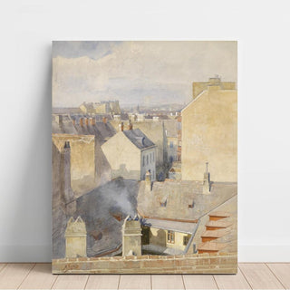 Blick aus dem Atelier Klagbaumgasse, Wien - Marie Egner | Reproduction Tableau Décoration murale affiche copie