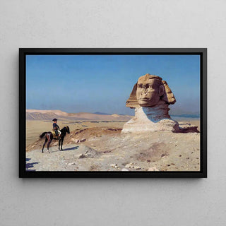 Bonaparte devant le Sphinx - Jean-Léon Gérôme | Reproduction Tableau Décoration murale affiche copie