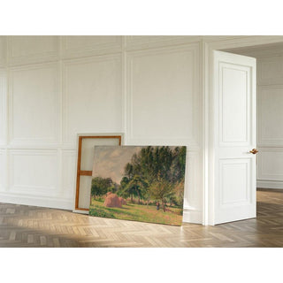 Bottes de foin, matin, Éragny - Camille Pissarro | Reproduction Tableau Décoration murale affiche copie