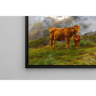 Bovins des Highlands - Rosa Bonheur | Reproduction Tableau Décoration murale affiche copie
