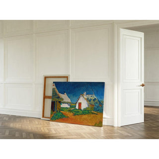 Cabanes blanches aux Saintes-Maries - Vincent van Gogh | Reproduction Tableau Décoration murale affiche copie
