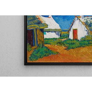 Cabanes blanches aux Saintes-Maries - Vincent van Gogh | Reproduction Tableau Décoration murale affiche copie