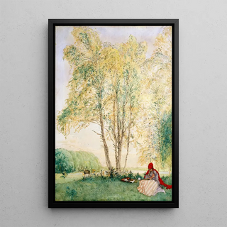 Carl Larsson - Beneath the Birches.webp