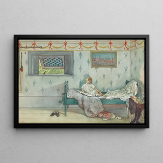 Carl Larsson - Cockadoodledo its seven oclock.webp