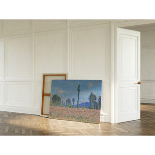 Champ de Coquelicots - Henri Le Sidaner | Reproduction Tableau Décoration murale affiche copie